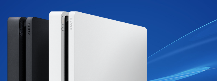 SONY PlayStation 4 - 500GB Slim Black+or+White  CUH-2016A