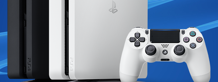 SONY PlayStation 4 - 500GB Slim Black+or+White  CUH-2016A