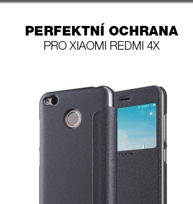 Nillkin Sparkle S-View Pouzdro pro Xiaomi Redmi 4X černá