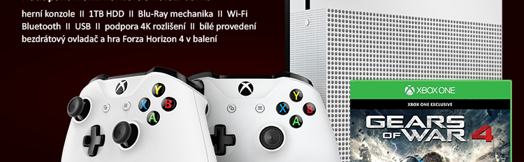 Microsoft Xbox One S 1TB White + Forza Horizon 4