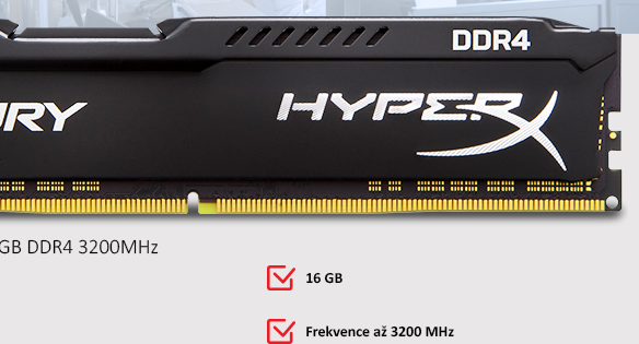 HyperX Fury 16GB DDR4 3200MHz