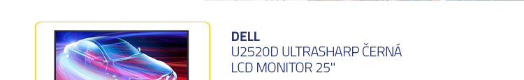 LCD Monitor 25" DELL U2520D UltraSharp černá