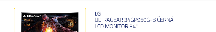 LCD Monitor 34" LG UltraGear 34GP950G-B černá