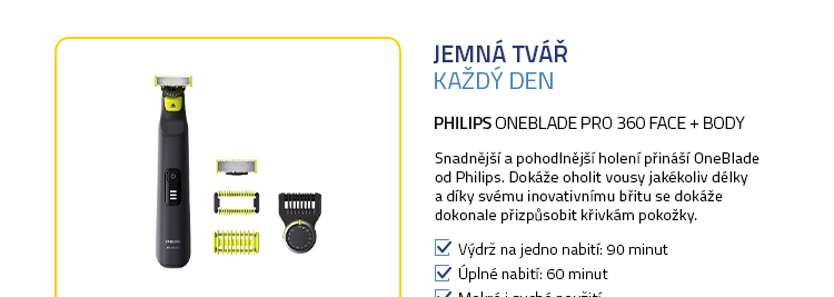 Philips OneBlade Pro 360 Face + Body