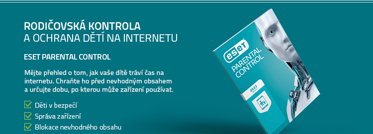 ESET Parental Control pro Android , 1 zařízení, 1 rok