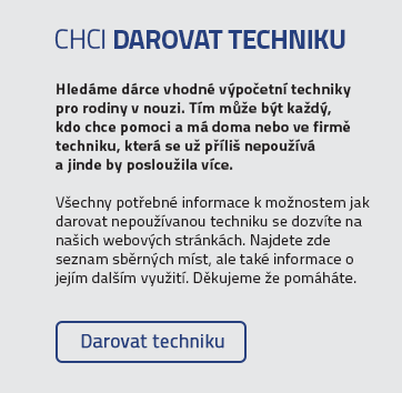 Chci darovat
