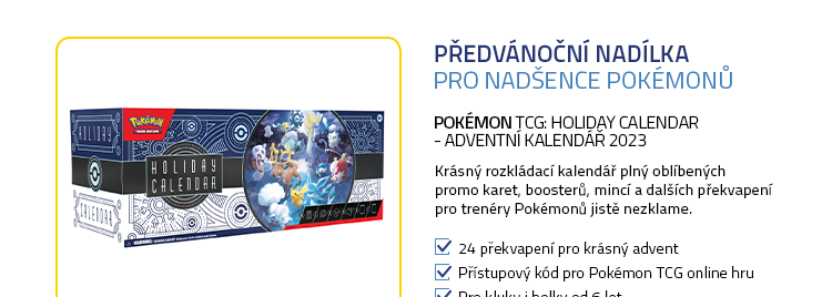 Pokémon TCG: Holiday Calendar - Adventní kalendář 2023