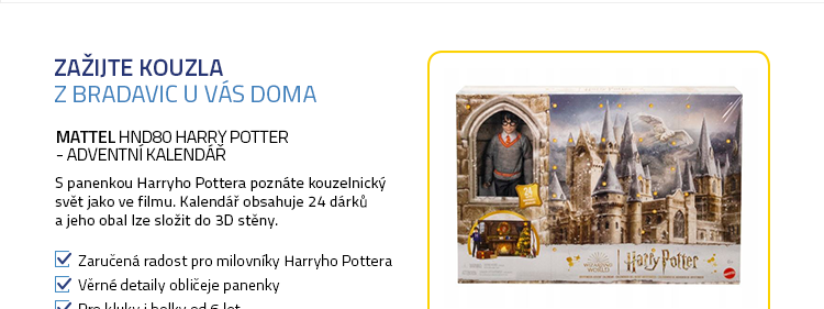 Mattel HND80 Harry Potter - Adventní kalendář