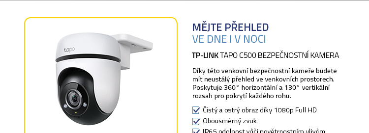 TP-LINK Tapo C500 bezpečnostní kamera bílá