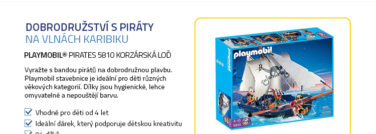 Playmobil® Pirates 5810 Korzárská loď