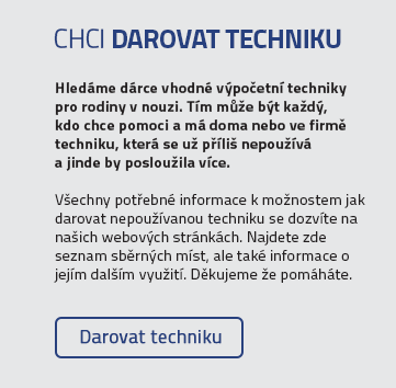 Darovat techniku