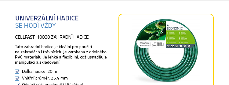 CELLFAST 10030 Zahradní hadice
