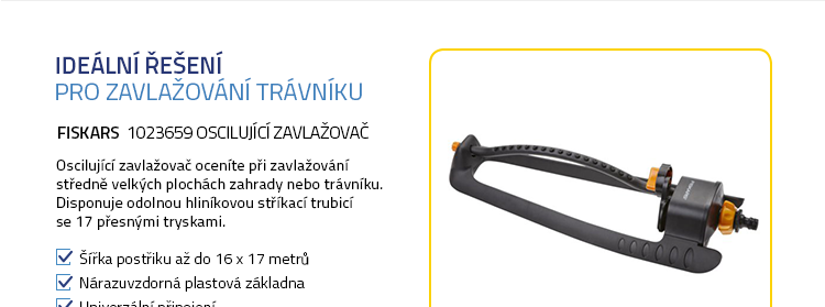Fiskars 1023659 Oscilující zavlažovač