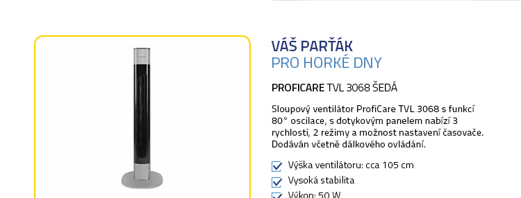 ProfiCare TVL 3068 šedá