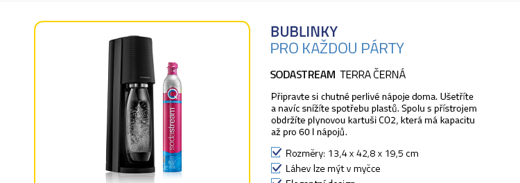 SodaStream Terra černá