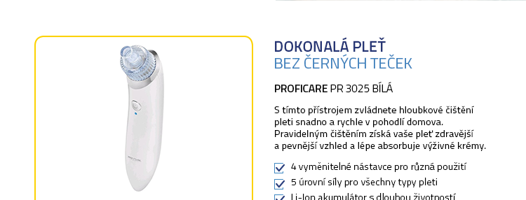 ProfiCare PR 3025 bílá