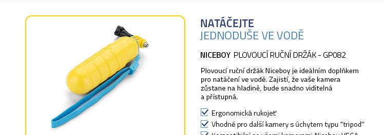 Niceboy Plovoucí ruční držák - GP082