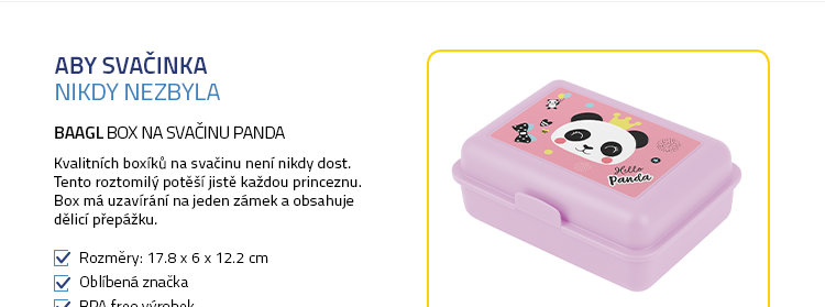 BAAGL Box na svačinu Panda