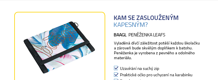BAAGL Peněženka Leafs