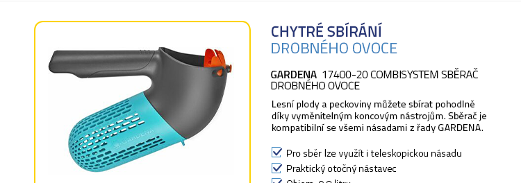 Gardena 17400-20 Combisystem sběrač drobného ovoce