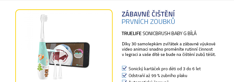 TrueLife SonicBrush Baby G bílá