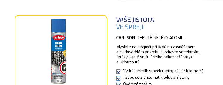 Carlson Tekuté řetězy 400ml