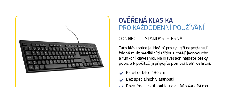 CONNECT IT standard černá