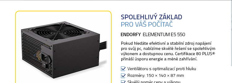 Endorfy Elementum E5 550