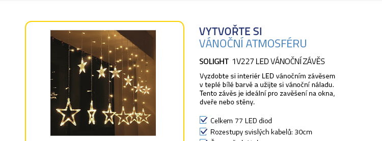 Solight 1V227 LED vánoční závěs