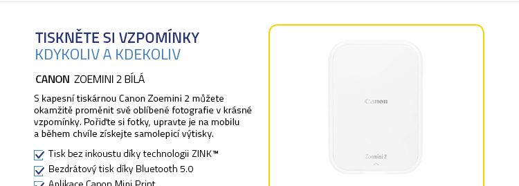 Canon Zoemini 2 bílá