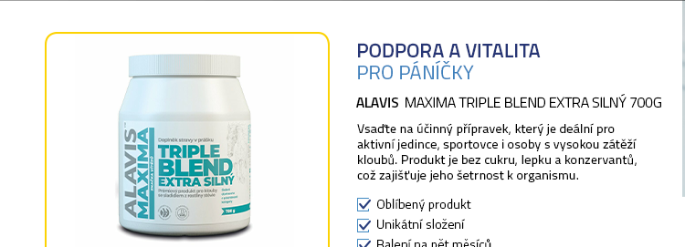 ALAVIS MAXIMA Triple Blend Extra silný 700g