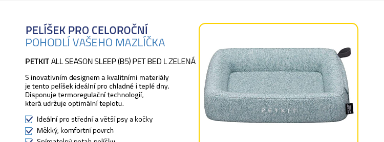 PetKit All Season Sleep (B5) Pet Bed L zelená