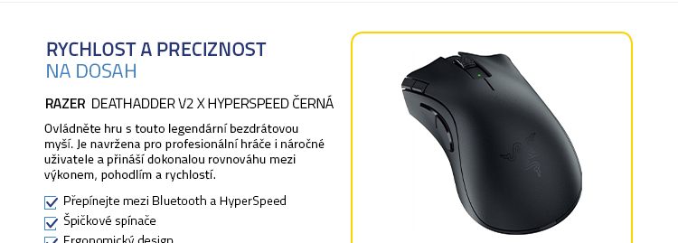 Razer Deathadder V2 X HyperSpeed černá