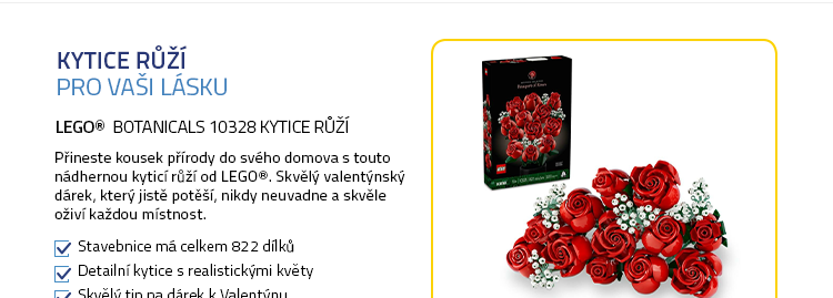 LEGO® Botanicals 10328 Kytice růží