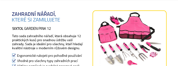 SIXTOL GARDEN PINK 12