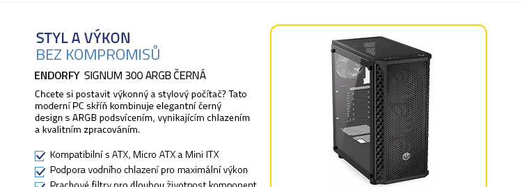 Endorfy Signum 300 ARGB černá