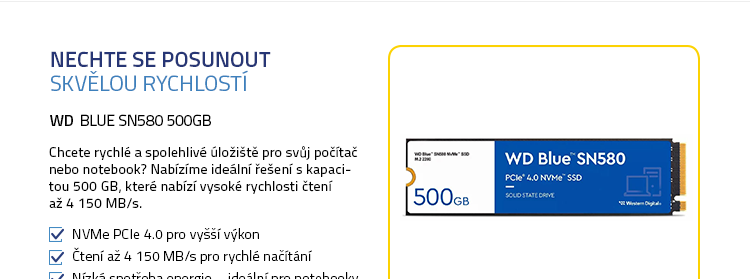 WD Blue SN580 500GB