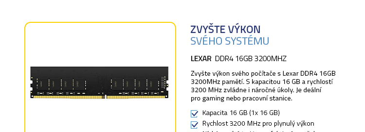 Lexar DDR4 16GB 3200MHz