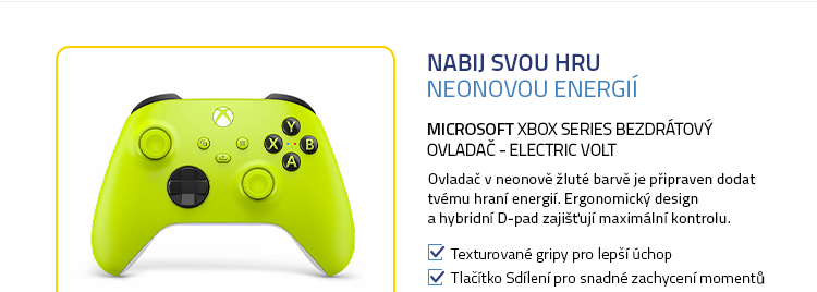 Xbox Series Bezdrátový ovladač - Electric Volt