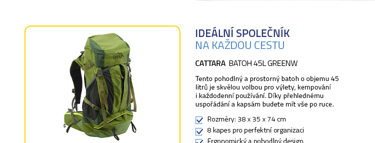 Cattara Batoh 45l GreenW