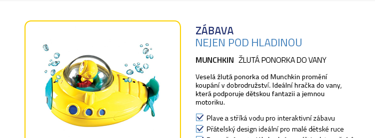 Munchkin - Žlutá ponorka do vany