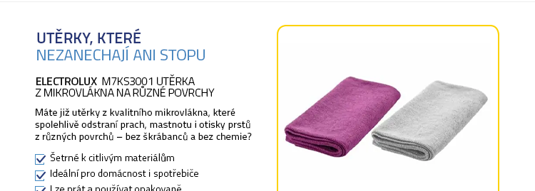 Electrolux M7KS3001 Utěrka z mikrovlákna na různé povrchy