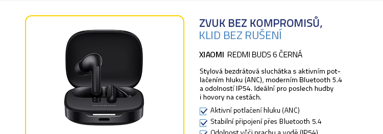 Xiaomi Redmi Buds 6 černá