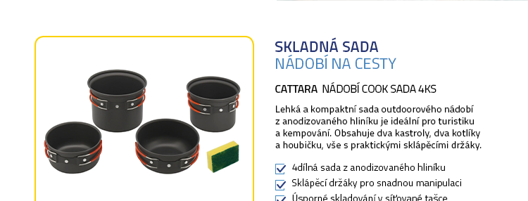 Cattara Nádobí COOK sada 4ks