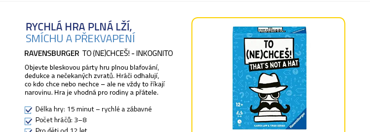 Ravensburger TO (NE)CHCEŠ! - Inkognito