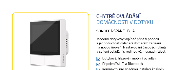 Sonoff NSPanel bílá