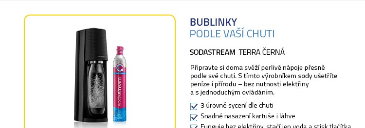 SodaStream Terra černá