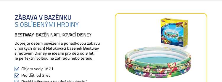 Bestway Bazén nafukovací Disney