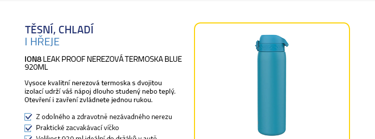 ion8 Leak Proof Nerezová termoska Blue 920ml