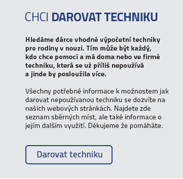 Darovat techniku